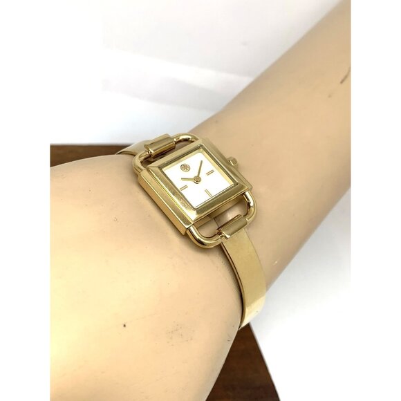 Tory Burch Women's Watch TBW7257 Petite Cream Dial Quartz Bangle Gold Steel - Picture 6 of 14